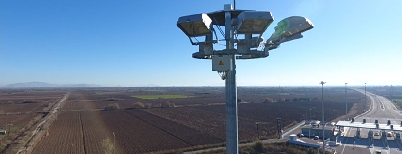 Διόδια Κλόκοβας – Πυλώνες